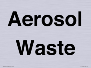Aerosol Waste